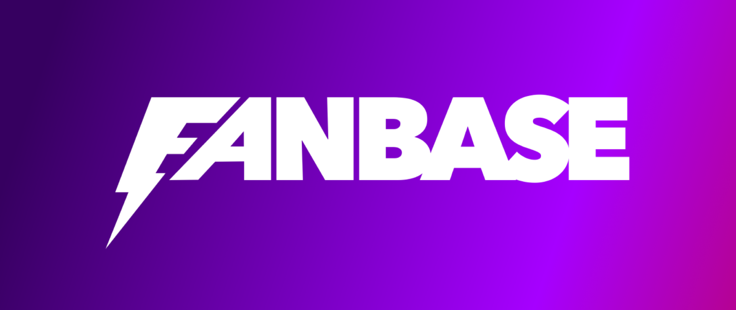 Fanbase logo on vibrant gradient background
